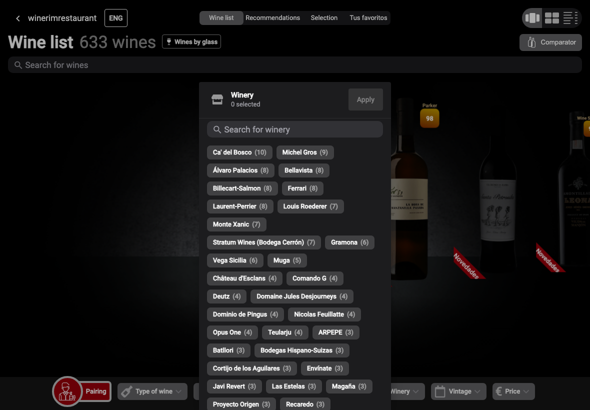 App English bodega