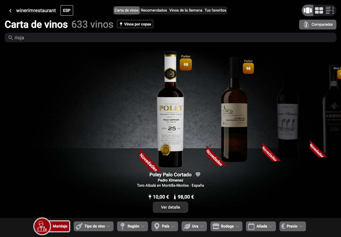 App Español busqueda rioja