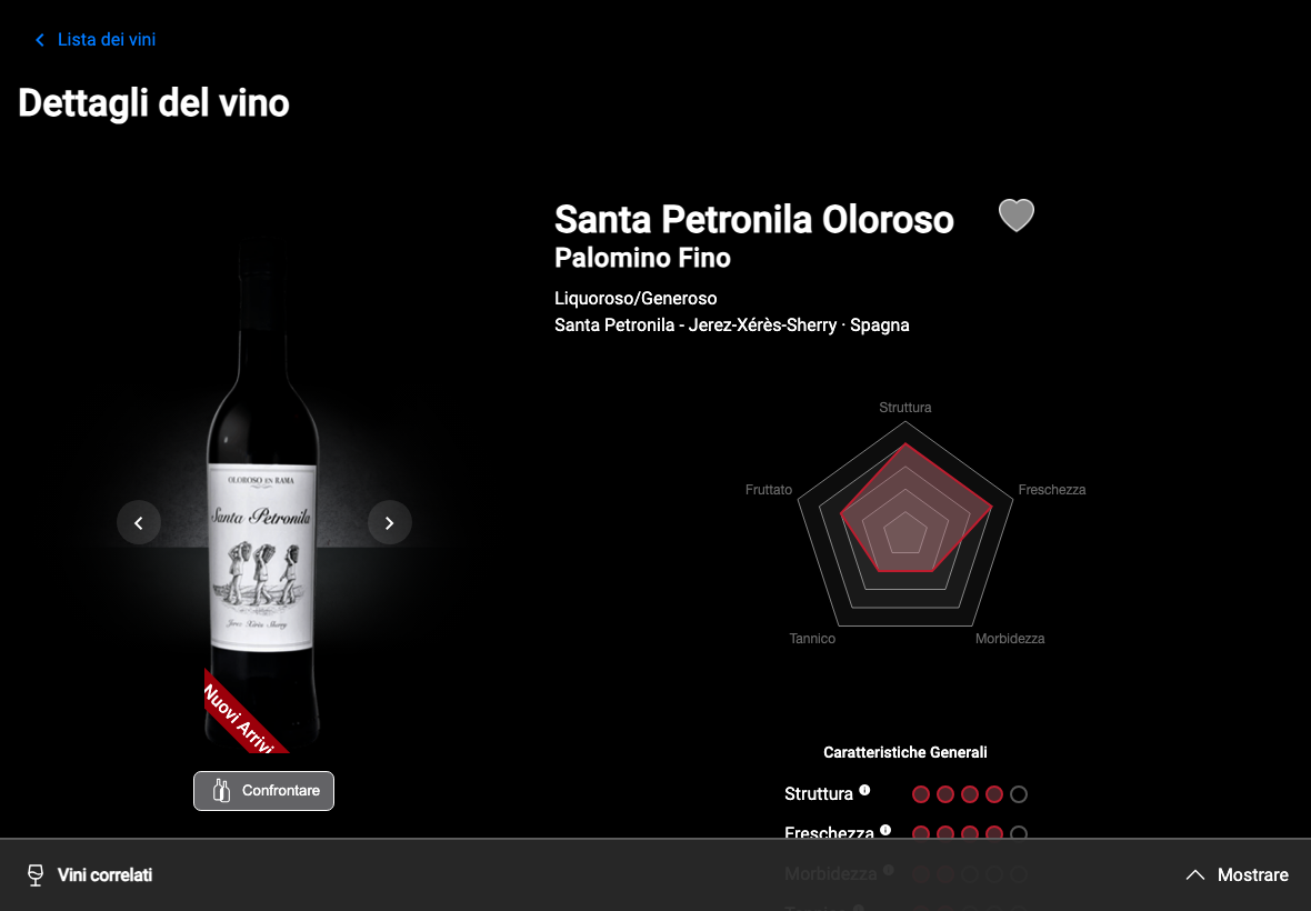 App Italiano detalle