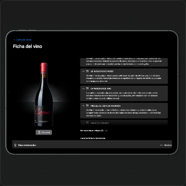 Maridaje automático de vinos