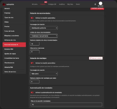 Moteur de recommandation RIM