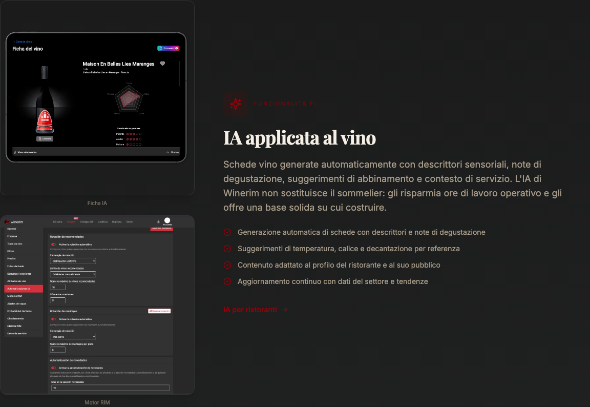 Scheda vino dettagliata