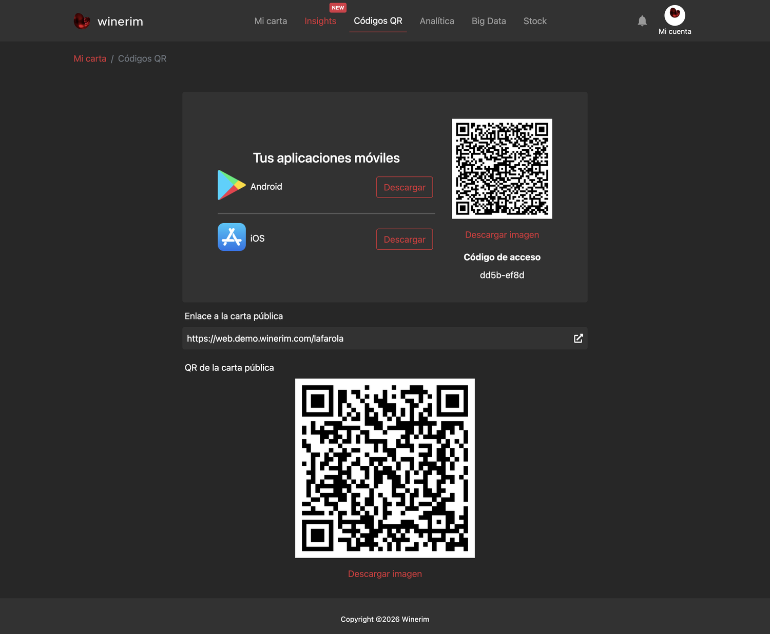 Códigos QR