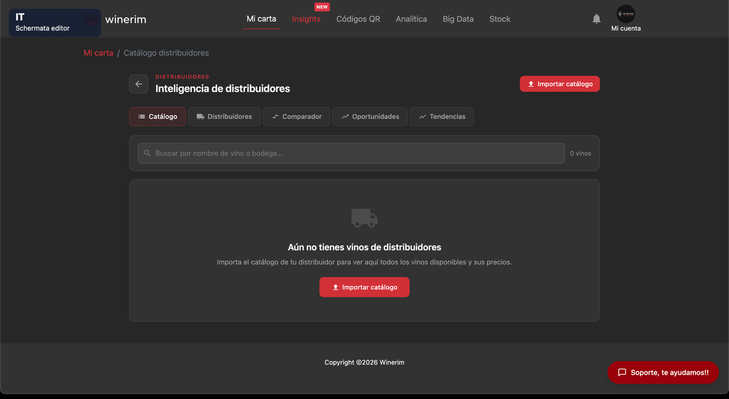 Editor Italiano distribuidores